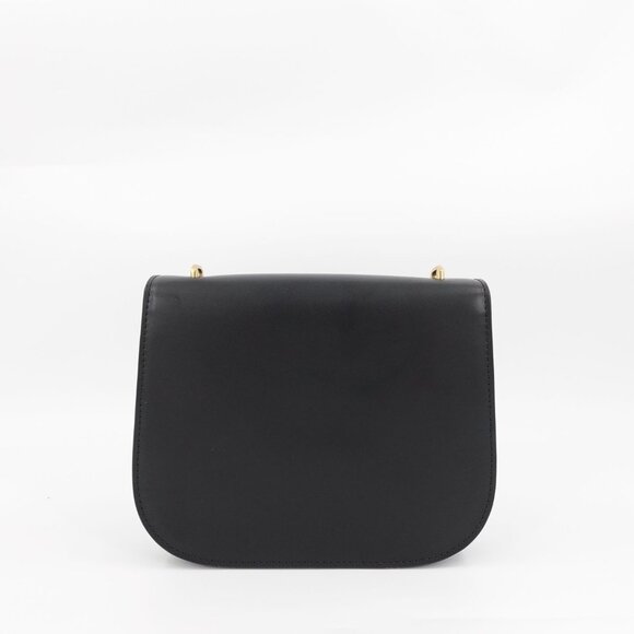 Tory Burch Eleanor Slim Saddlebag Black OS - Picture 6 of 16